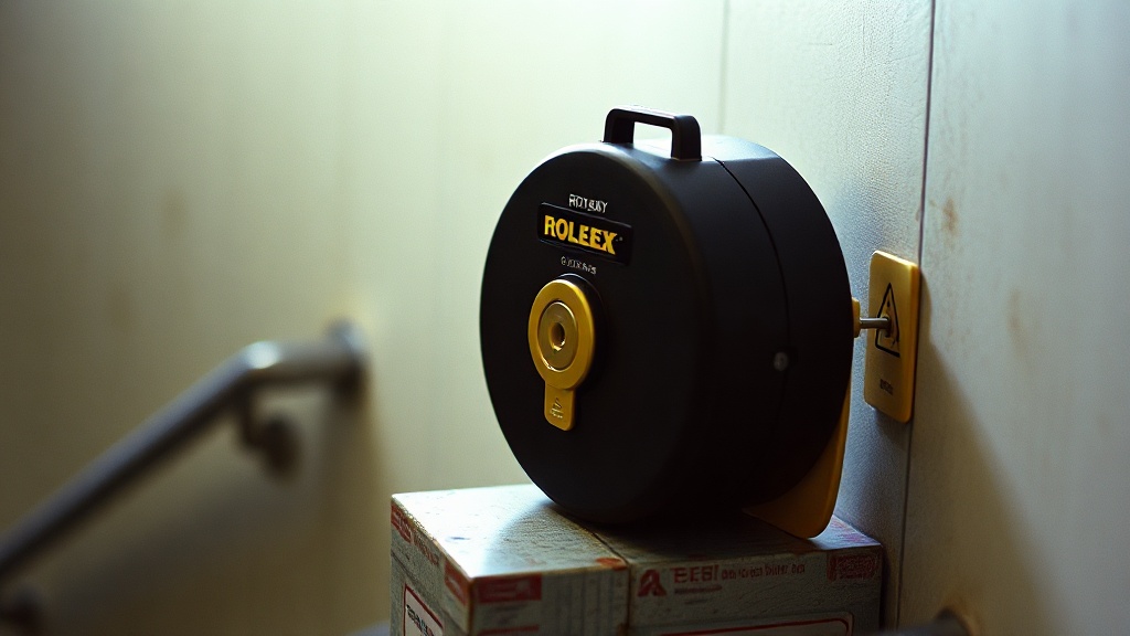 Rotary-rolodex Found In A Parking-garage-stairwell Where It Does Not Belong