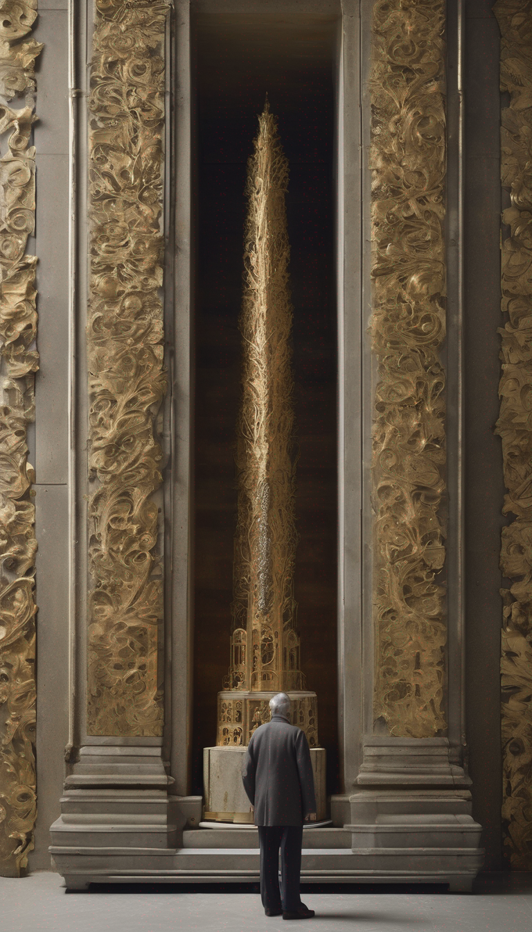 The Archivist's Gilded Vigil