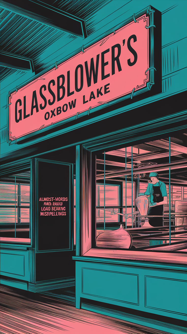 Oxbow-lake That Is Also A Glassblower's Workplace