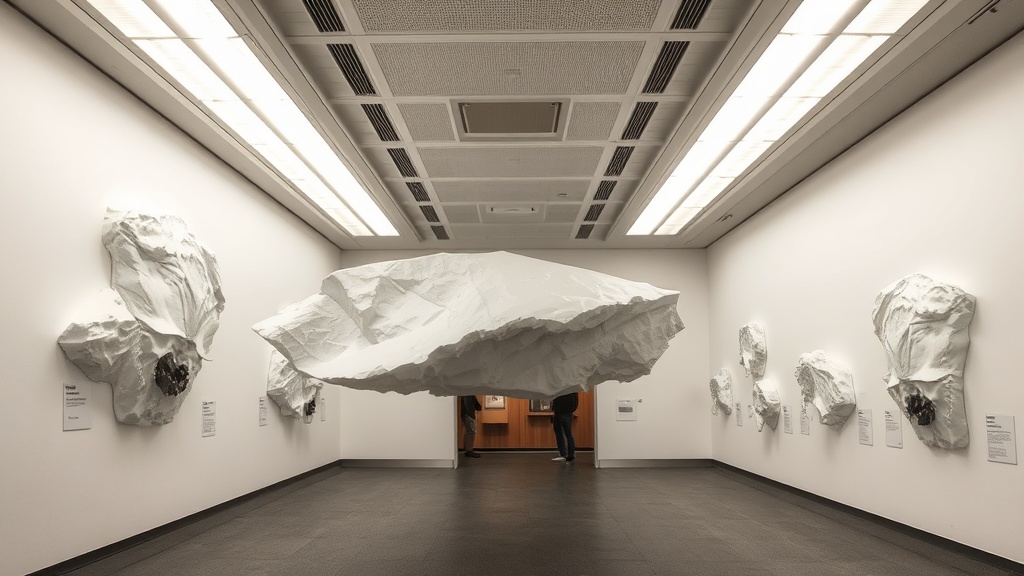 Study Of Glacier, Mounted And Labeled By A Perfumer