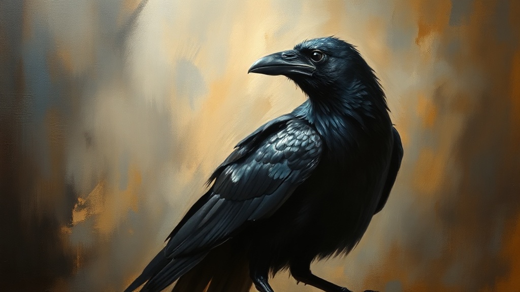 Raven Thinking About Regret
