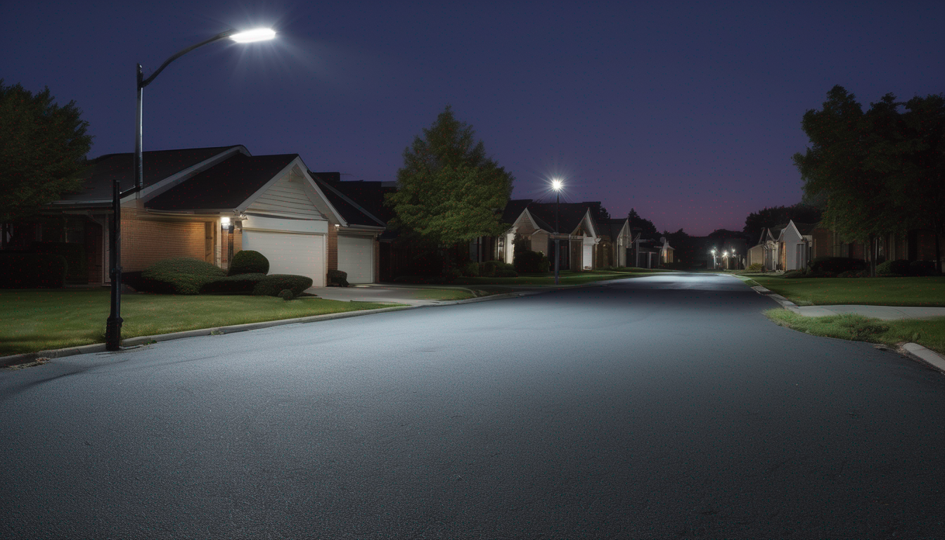 Cul-de-sac at Dusk, Fluorescent