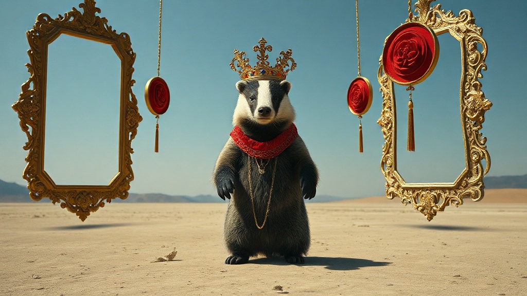 Badger in Gilt