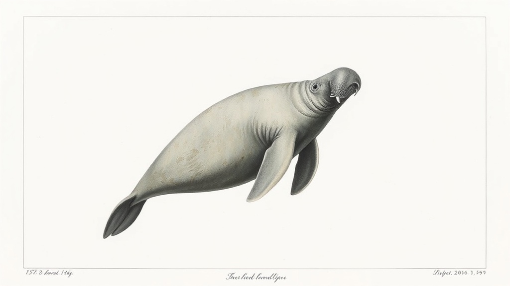 Official Antebellum Portrait Of A Manatee, Oil-finished Even When It Isn't Oil