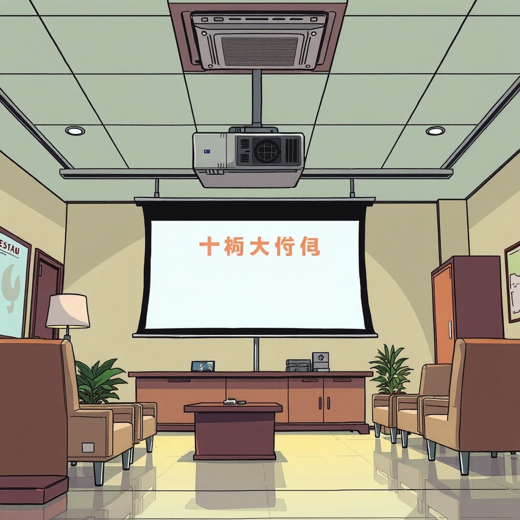 Overhead-projector Found In A Lobby-of-a-regional-bank Where It Does Not Belong