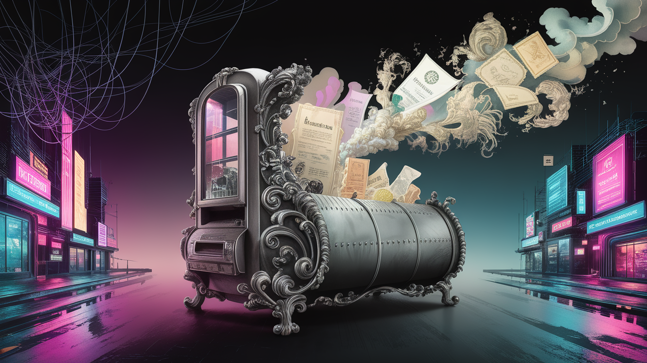 Vending Machine That Dispenses Bureaucratic-grace