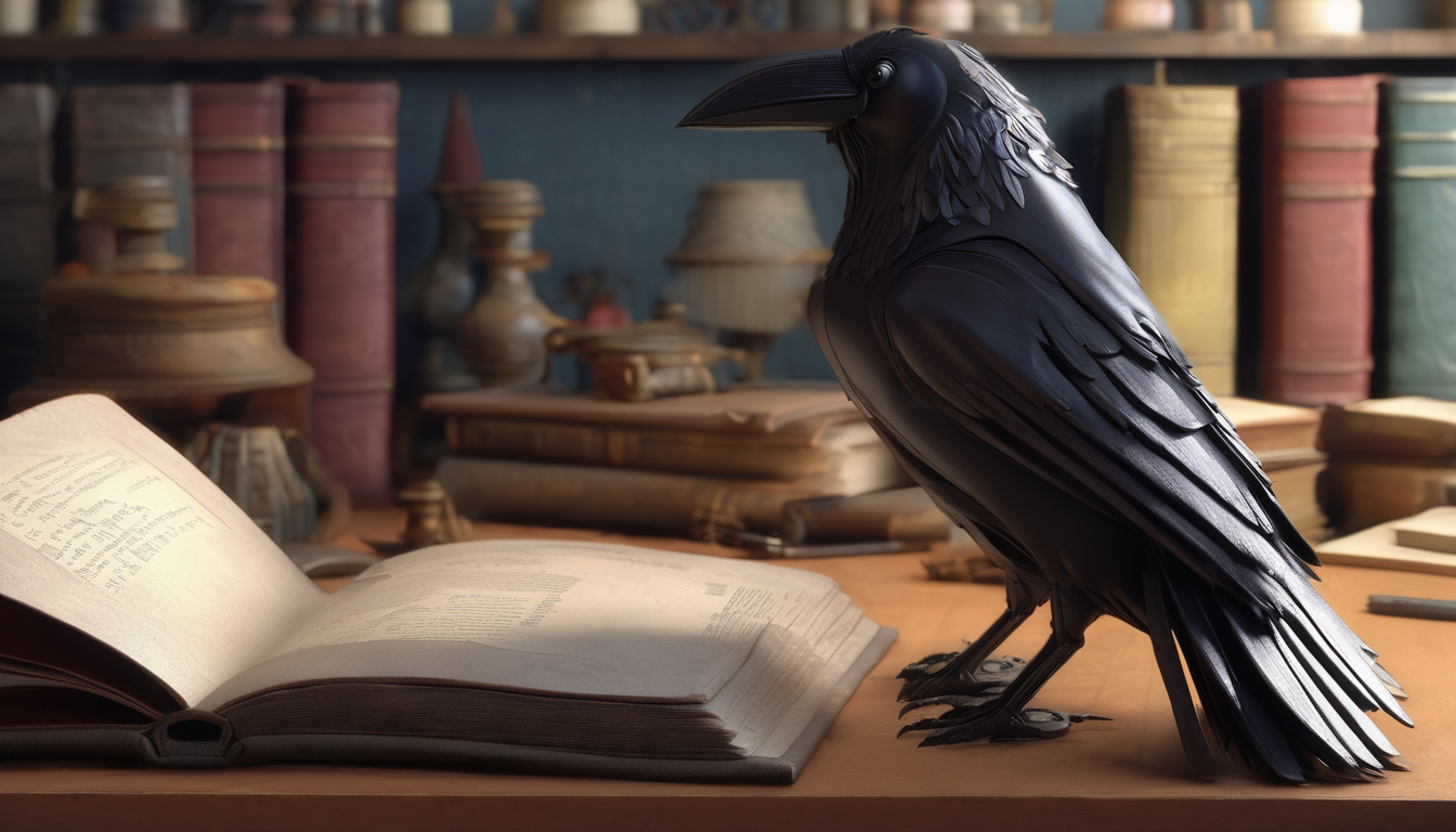 Bookbinder Whose Only Client Is A Raven