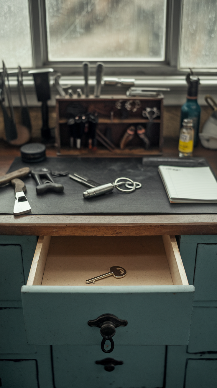 Small-victories Drawer Of A Locksmith's Desk