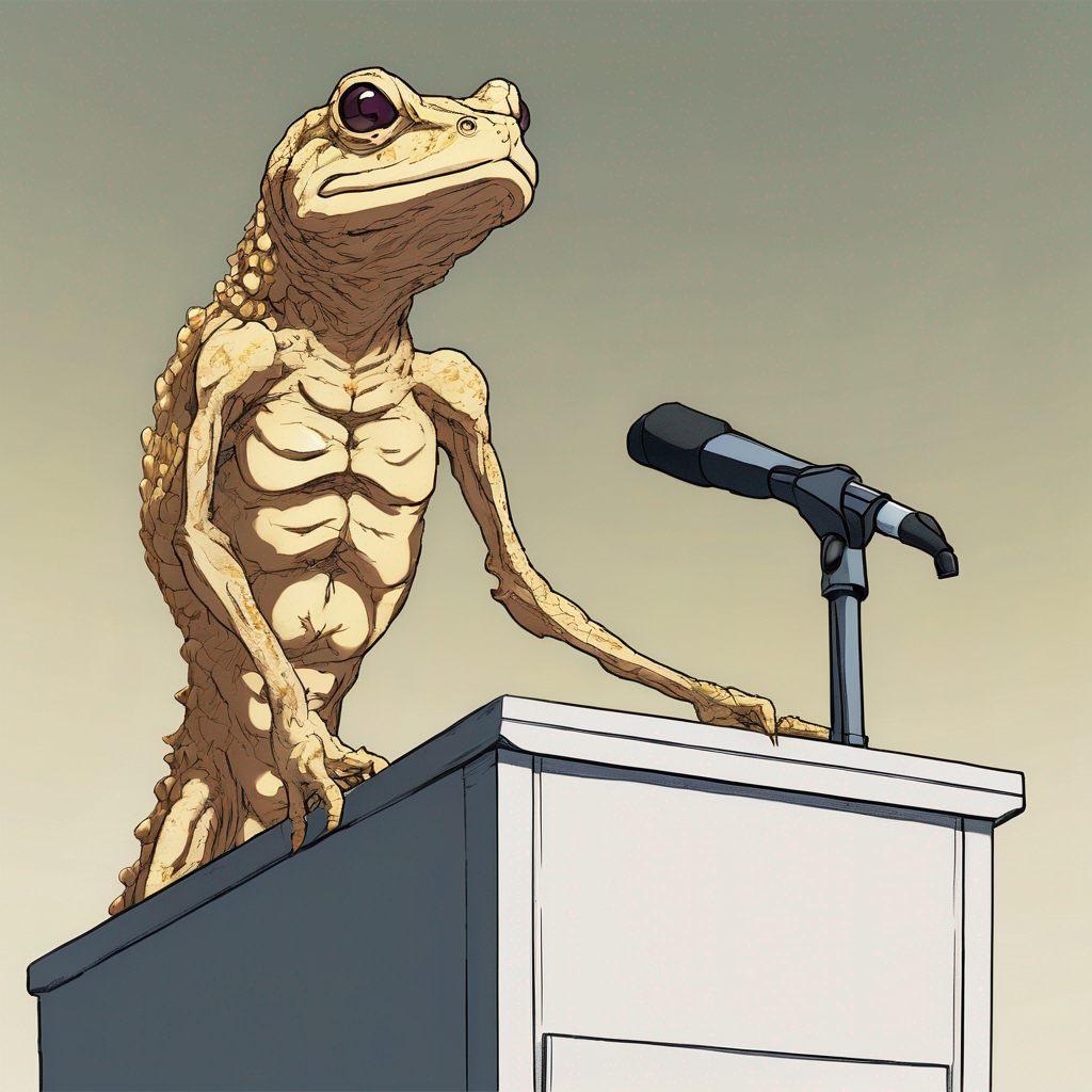 Salamander at the Podium