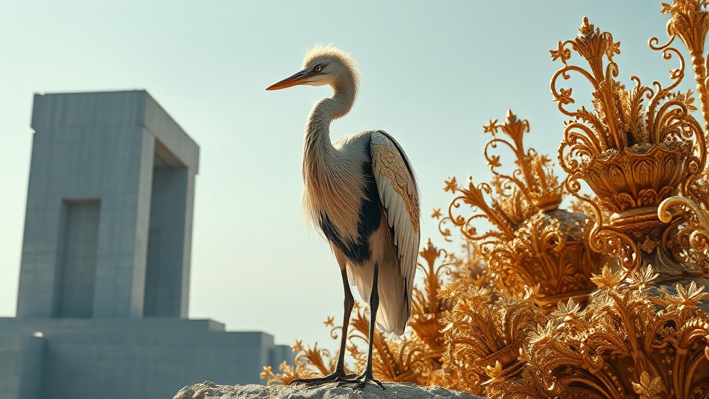 Heron Encounters Softness