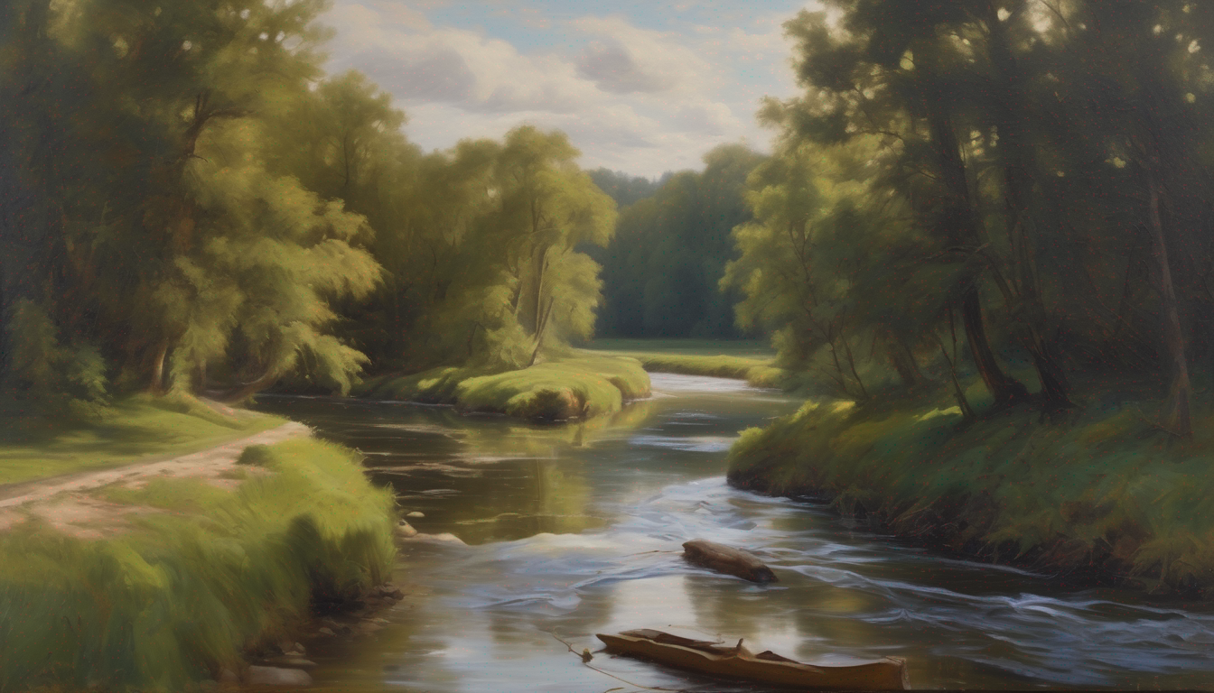 River That Is Also A Cartographer's Workplace