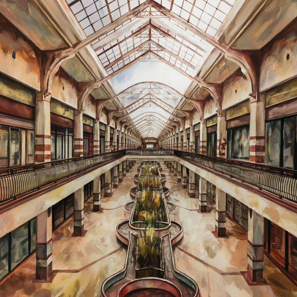 Abandoned-mall, But It Is The Late-Soviet