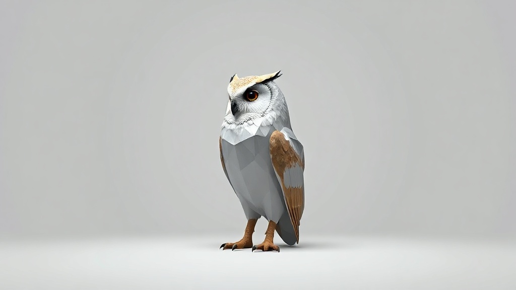 Owl in Negative Space