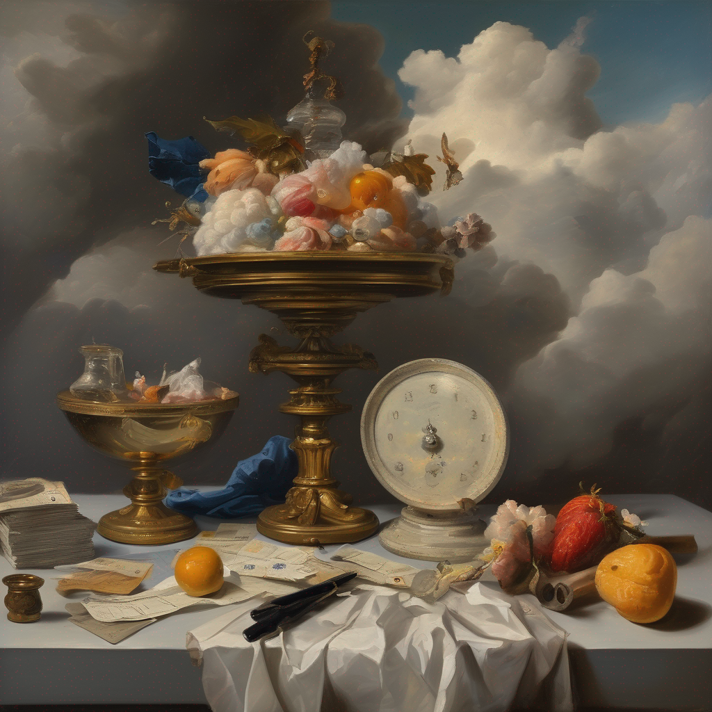 Still Life Of Ticket-punch And Cloud-bank, Arranged Like A Memory