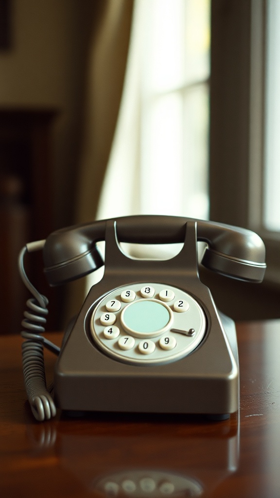 Dial-phone That Has Been Given A Small, Dignified Ceremony