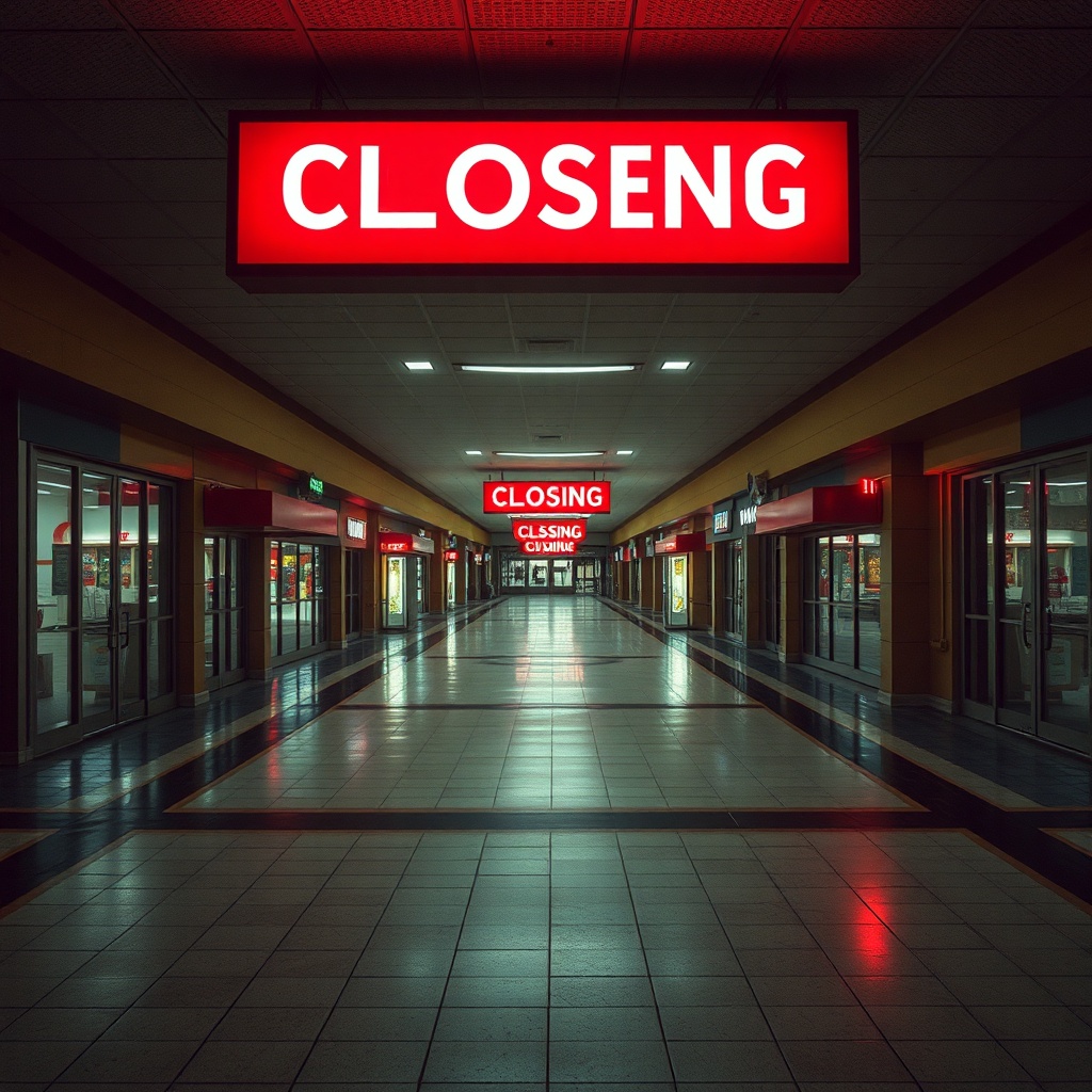 Abandoned-mall, After Closing Time, Still Warm