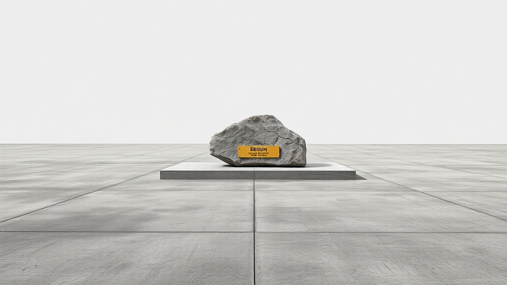 Granite Specimen #4, Mounted