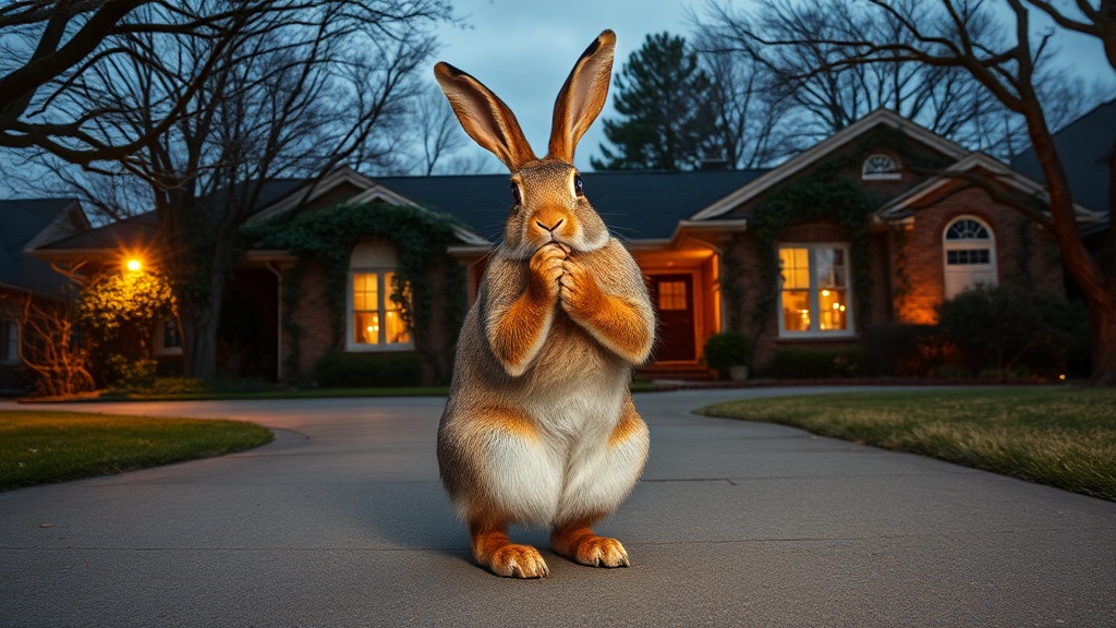 The Hare's Genuflection