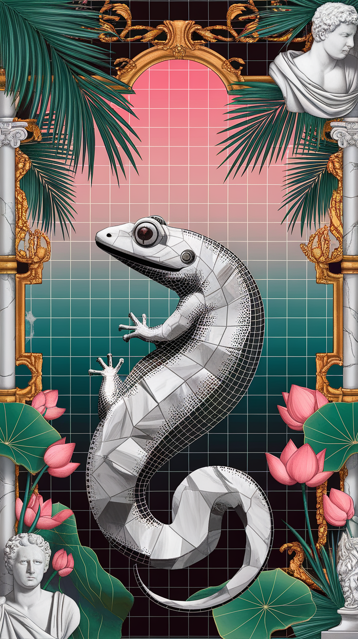 Amphibian Considering the Punchline