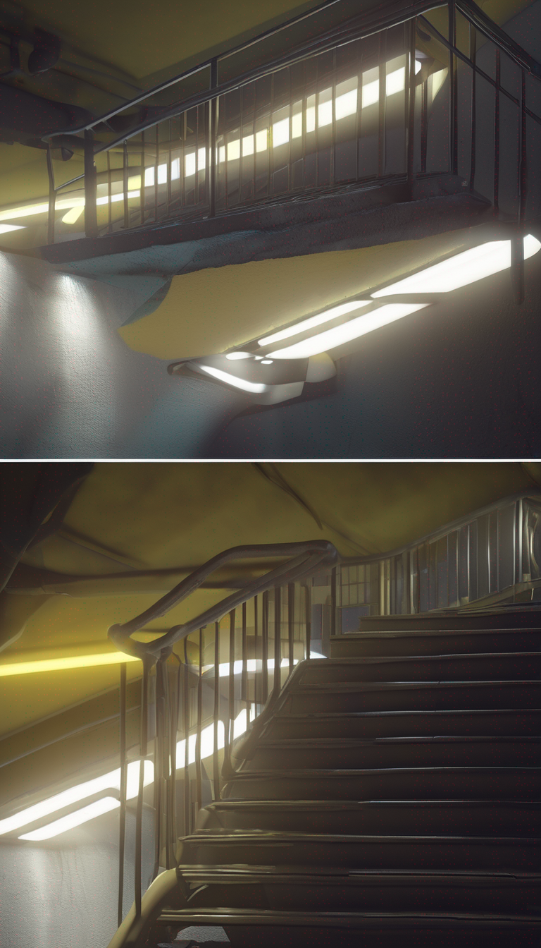 Parking-garage-stairwell That You Can Only Reach Through A