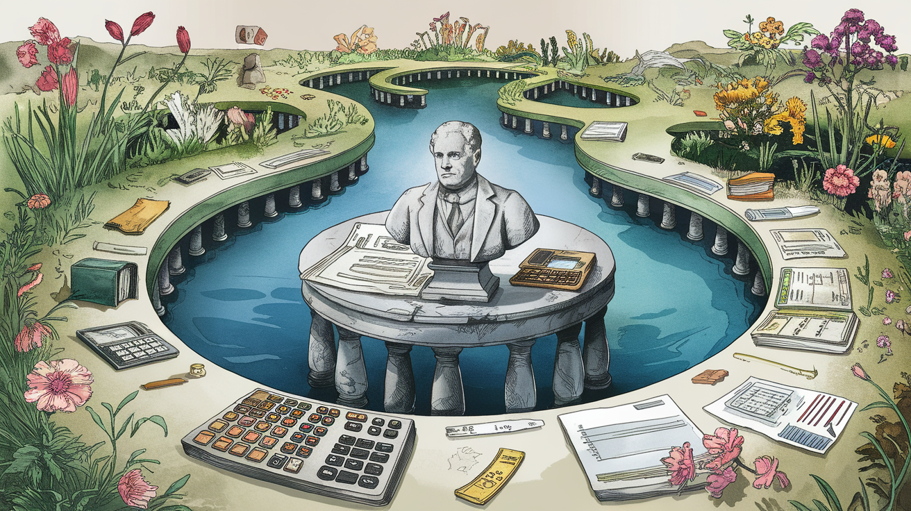 Meander & Ledger: A Study in Recursive Wetlands