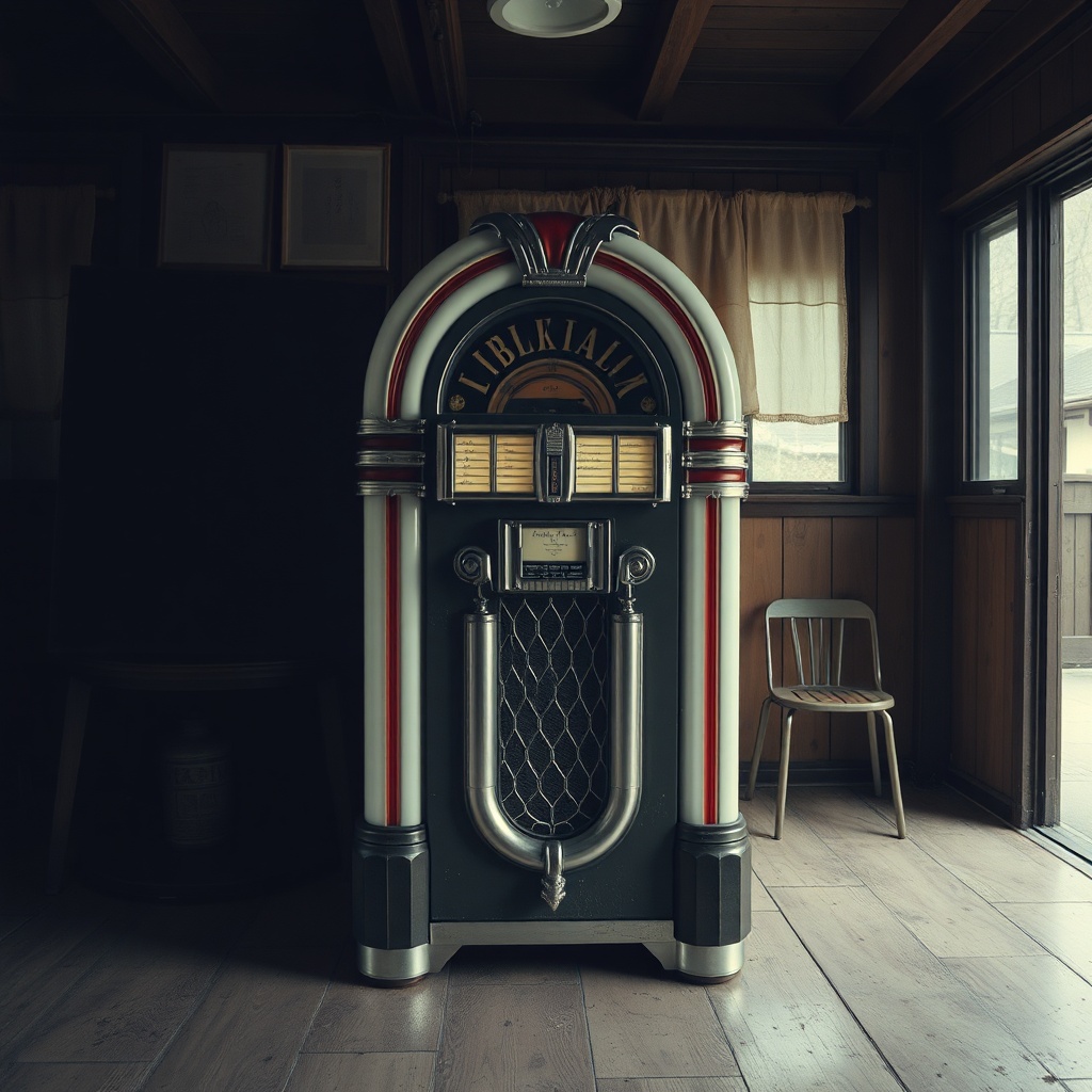 Jukebox From The Edo-period, Abandoned In A Rural-funeral-home