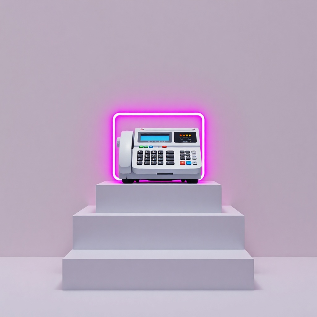 Fax Machine in Repose