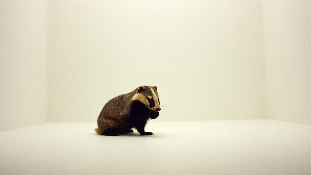 Badger Accepting A Small Award For Hospitality