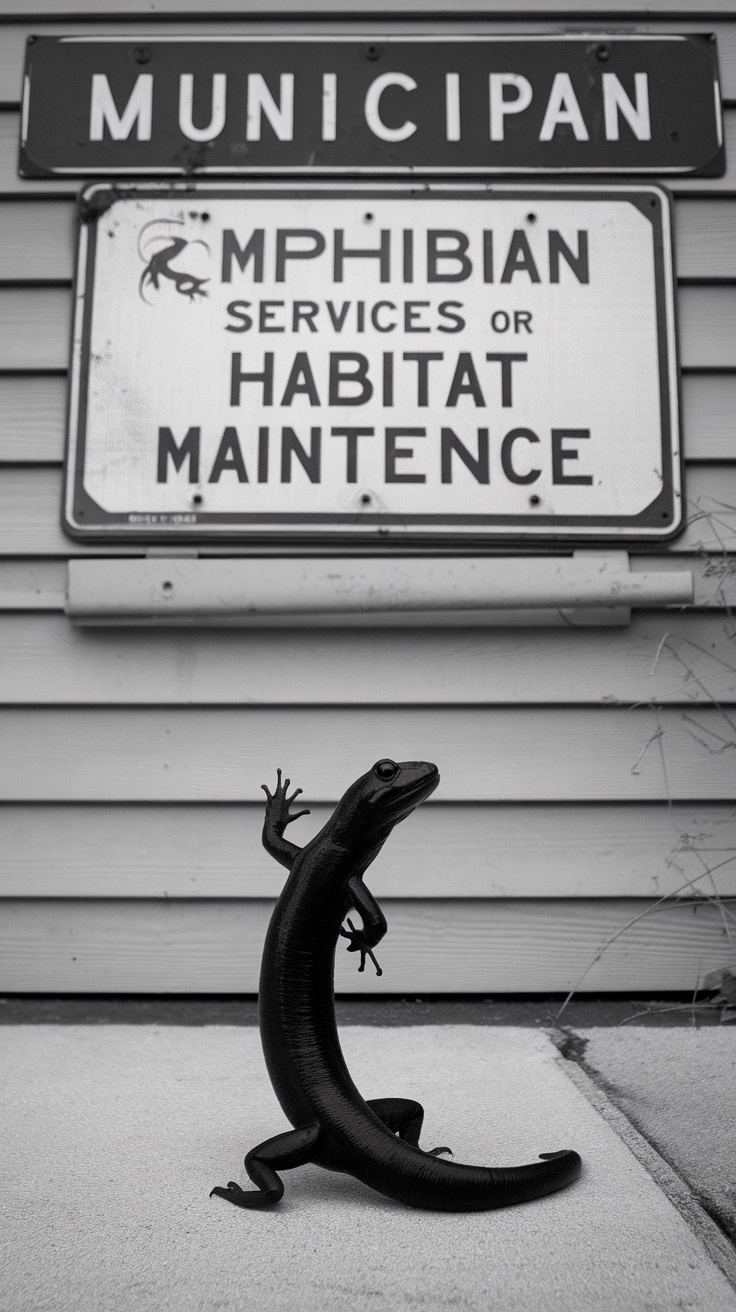Salamander at the Department of Afterthought