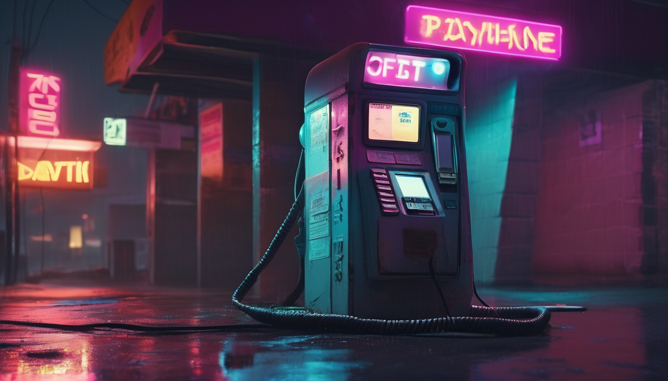 Pay-phone Found In A Motel-corridor Where It Does Not Belong