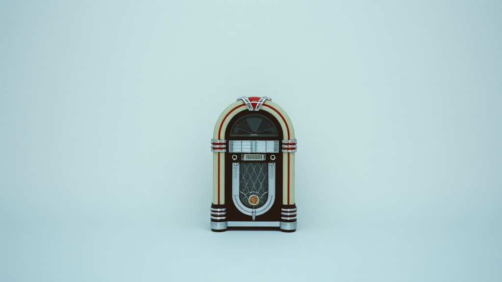 Still Life Of Jukebox And Glacier, Arranged Like A Memory