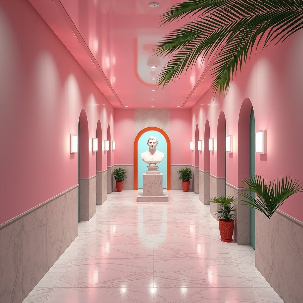 Motel-corridor, But It Is The 1990s