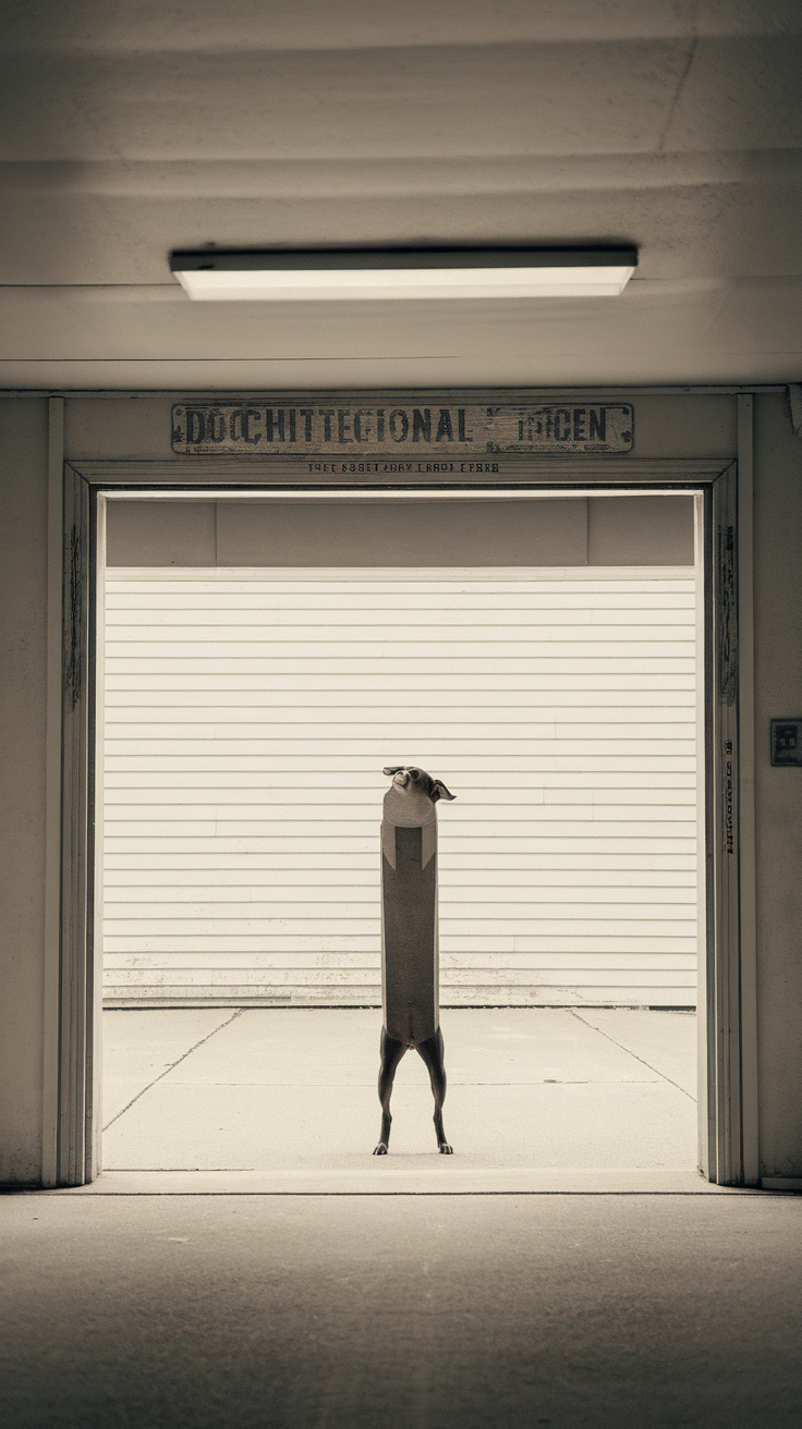 The Dog Awaits Clearance