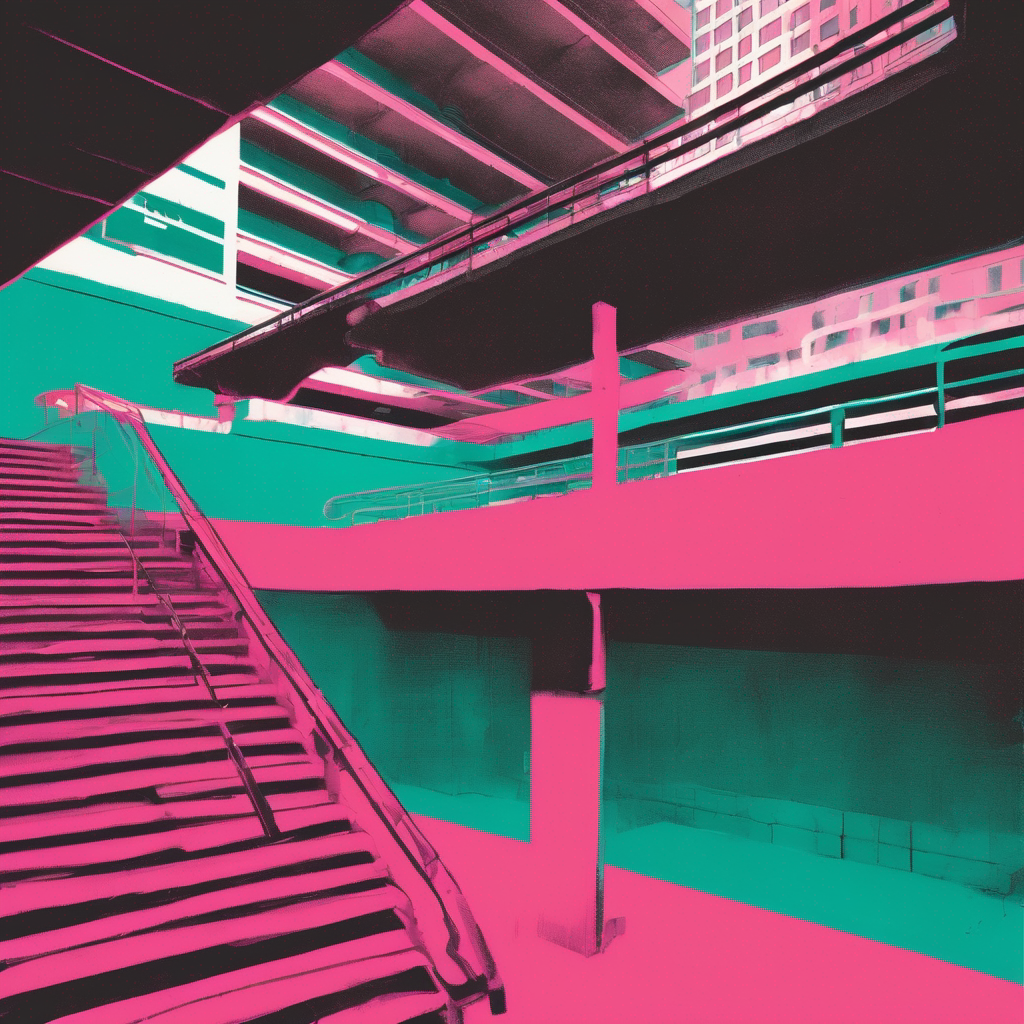 Parking-garage-stairwell That You Can Only Reach Through A