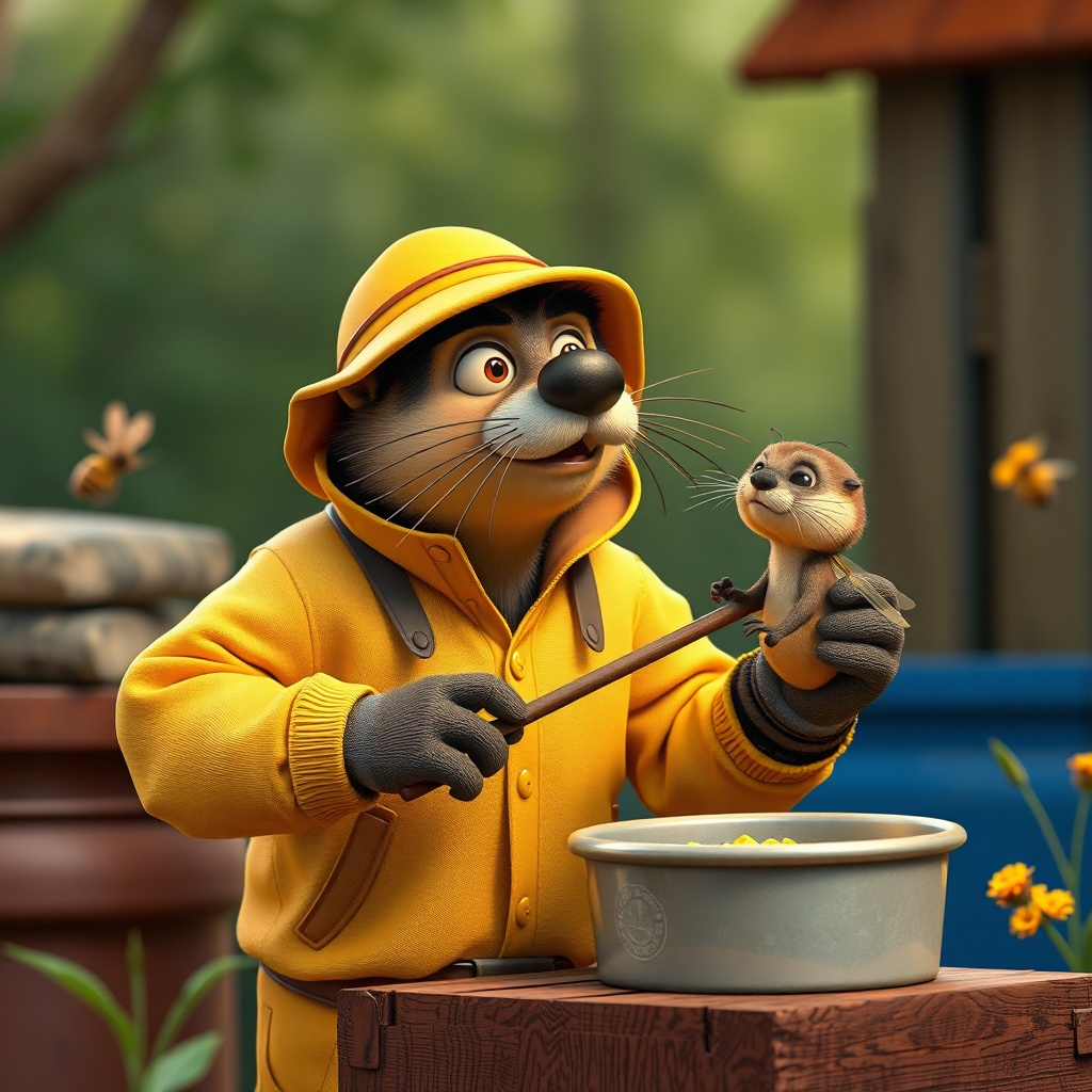 Beekeeper Whose Only Client Is An Otter