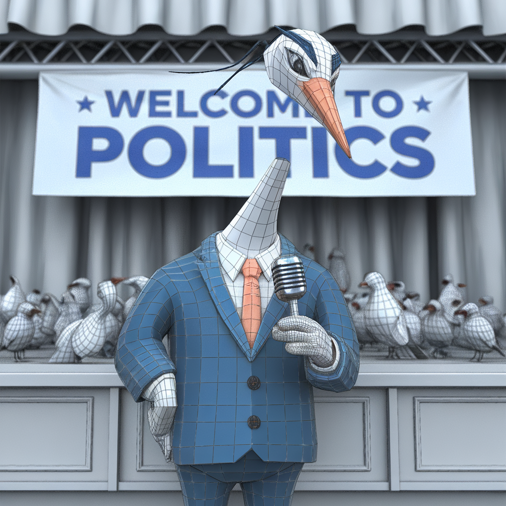 Heron That Has Gone Into Politics