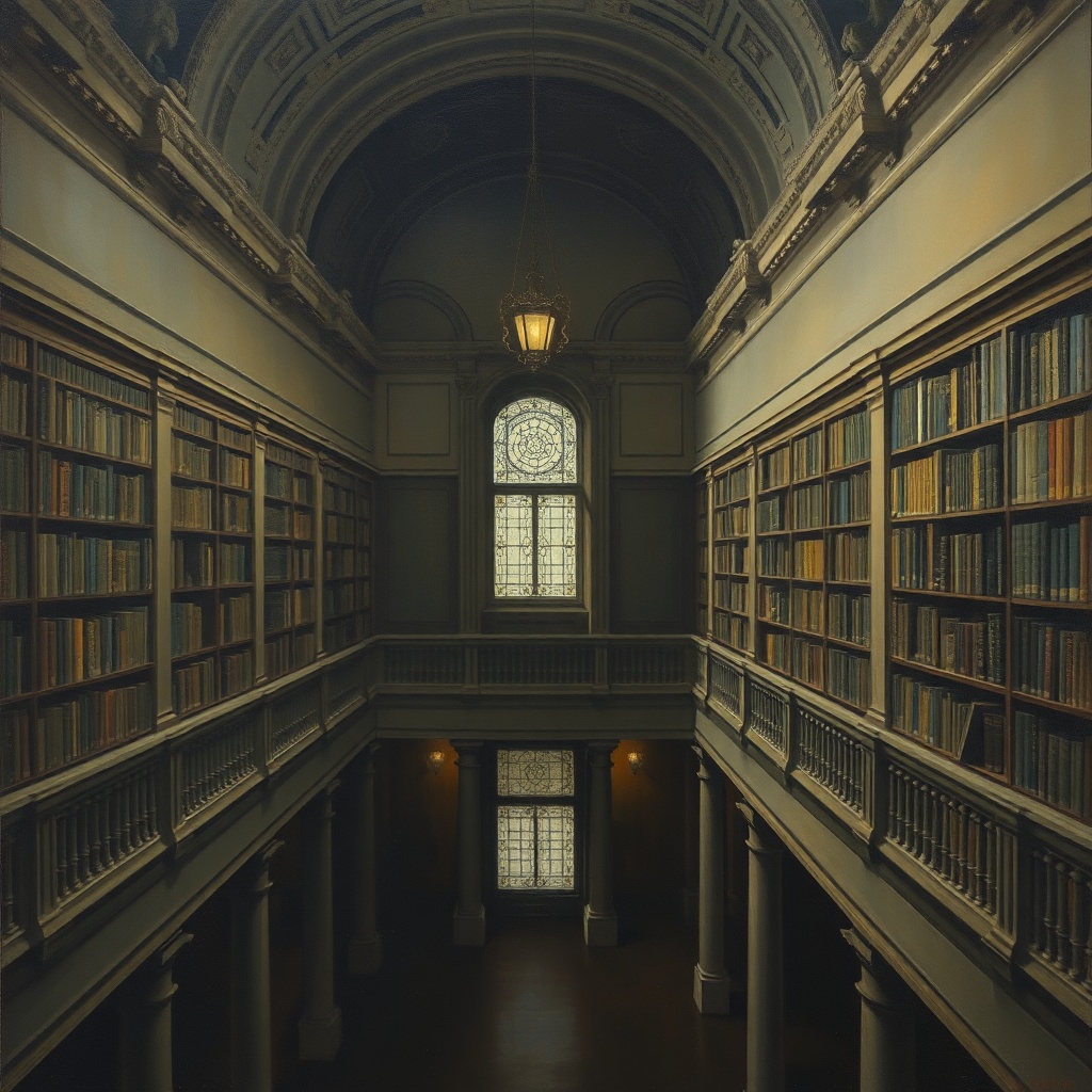 Second-half-of-an-anecdote Room Of A Public-library-mezzanine
