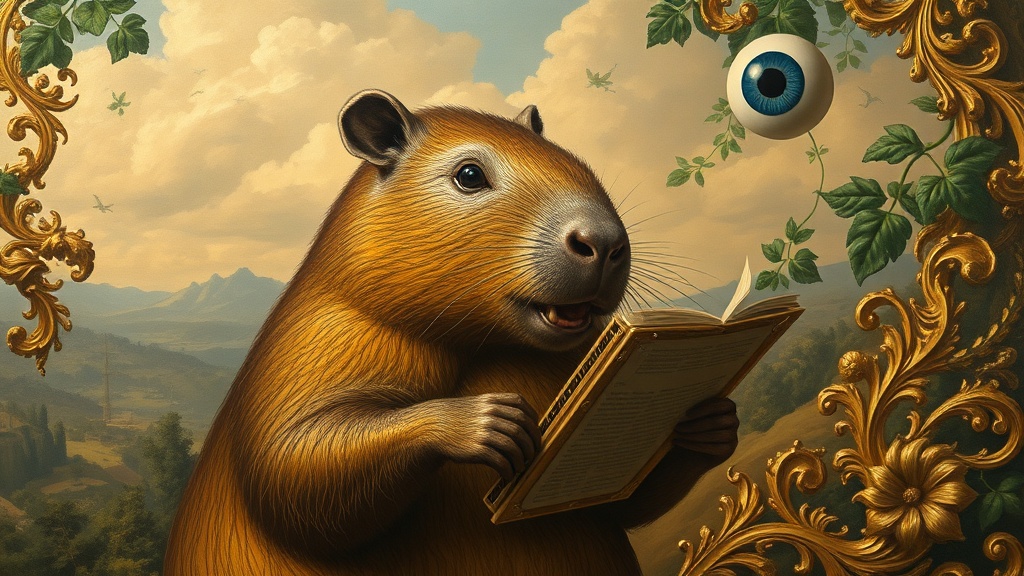 The Capybara's Gilded Vigil