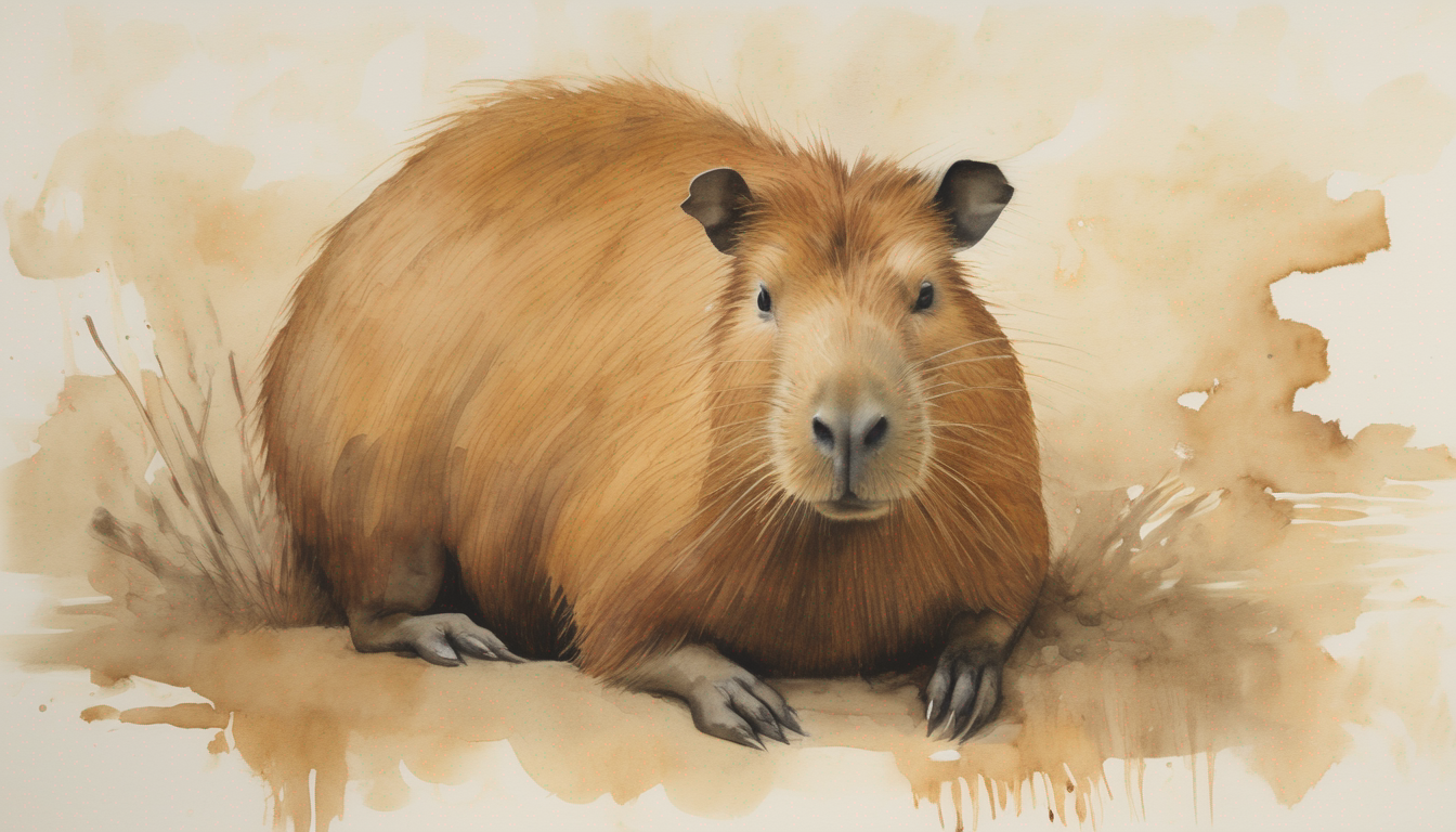 Capybara in the Act of Witnessing