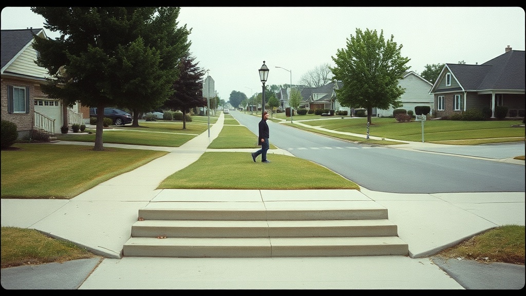 Postcard From A Suburban-cul-de-sac That Is Not Real