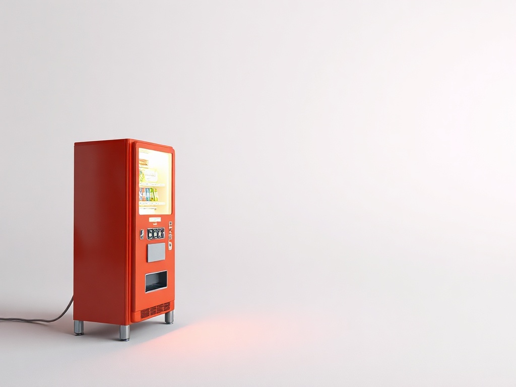 Geyser, Photographed As If It Were A Vending-machine