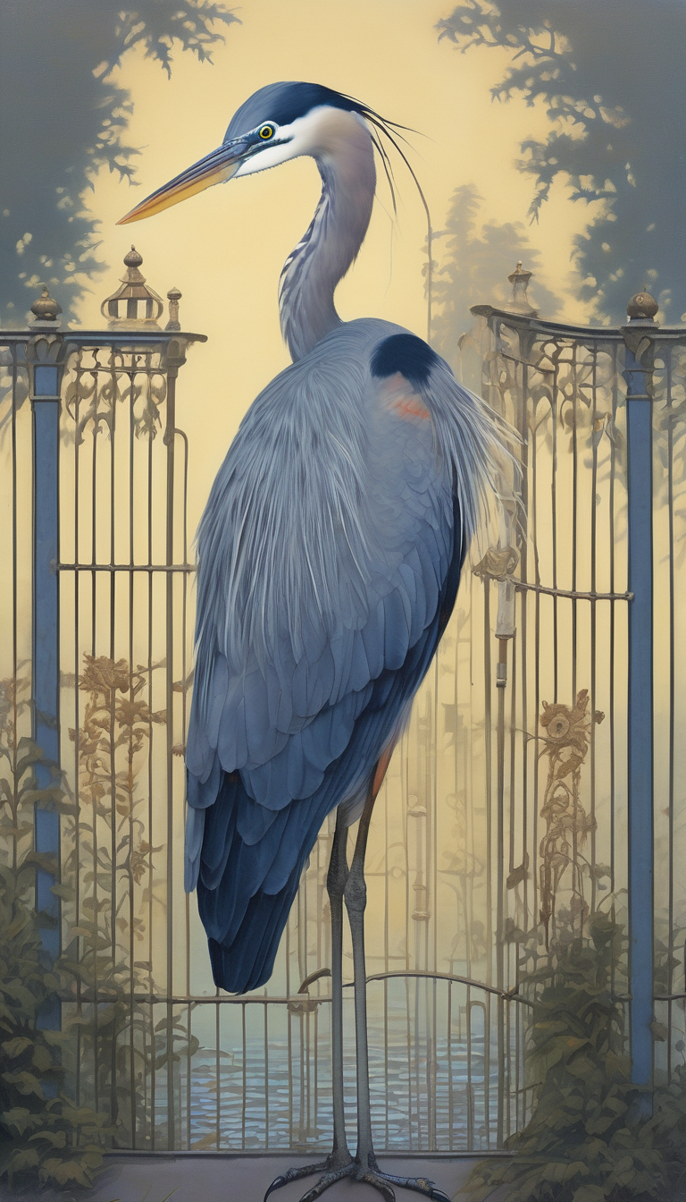 The Heron's First Stillness