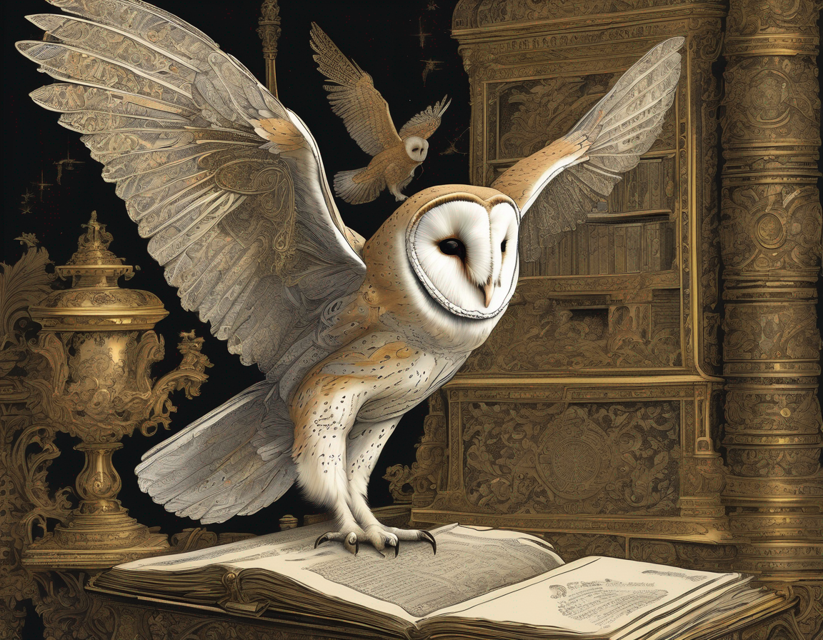 The Owl's Vigil at the Archive of Dust