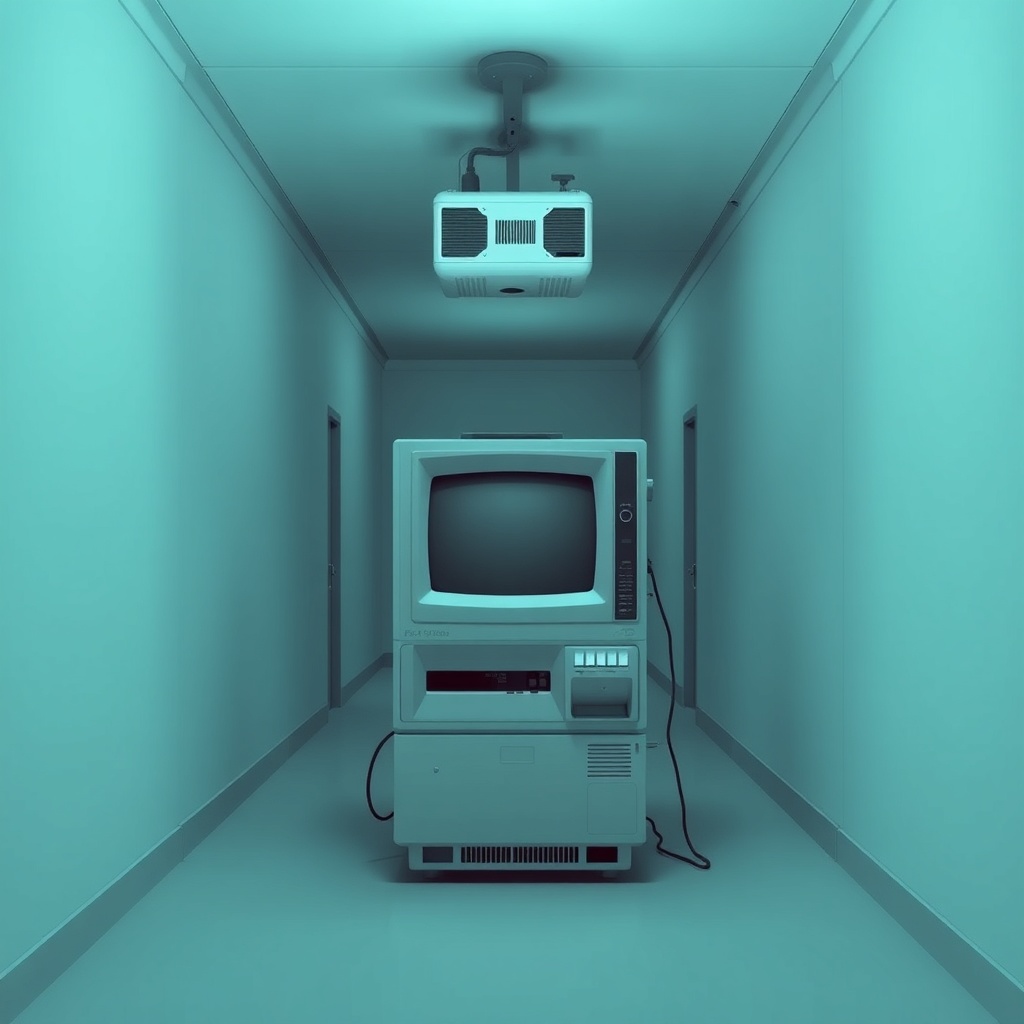 Projector in the Hallway of Forgetting