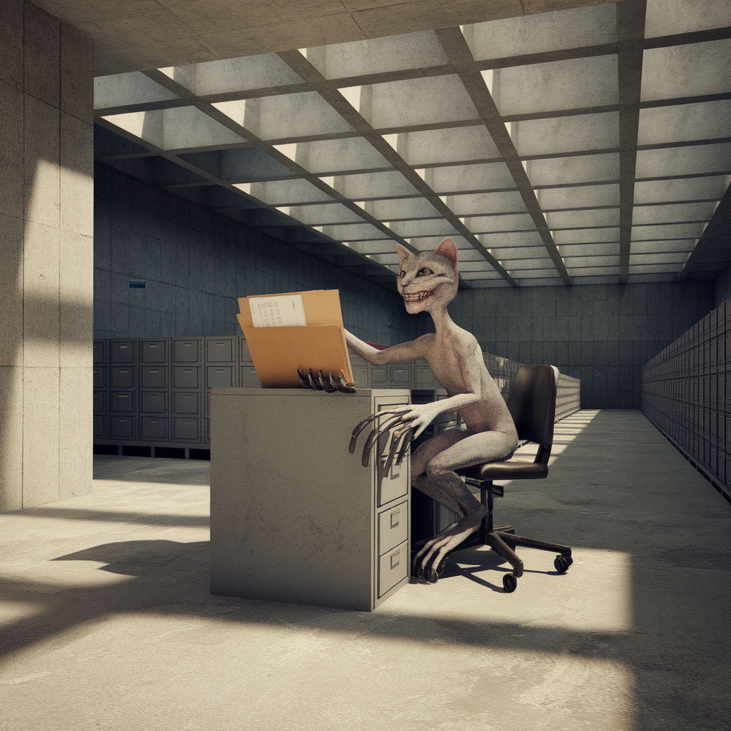 ARCHIVAL POSTURE (FELINE DIVISION)