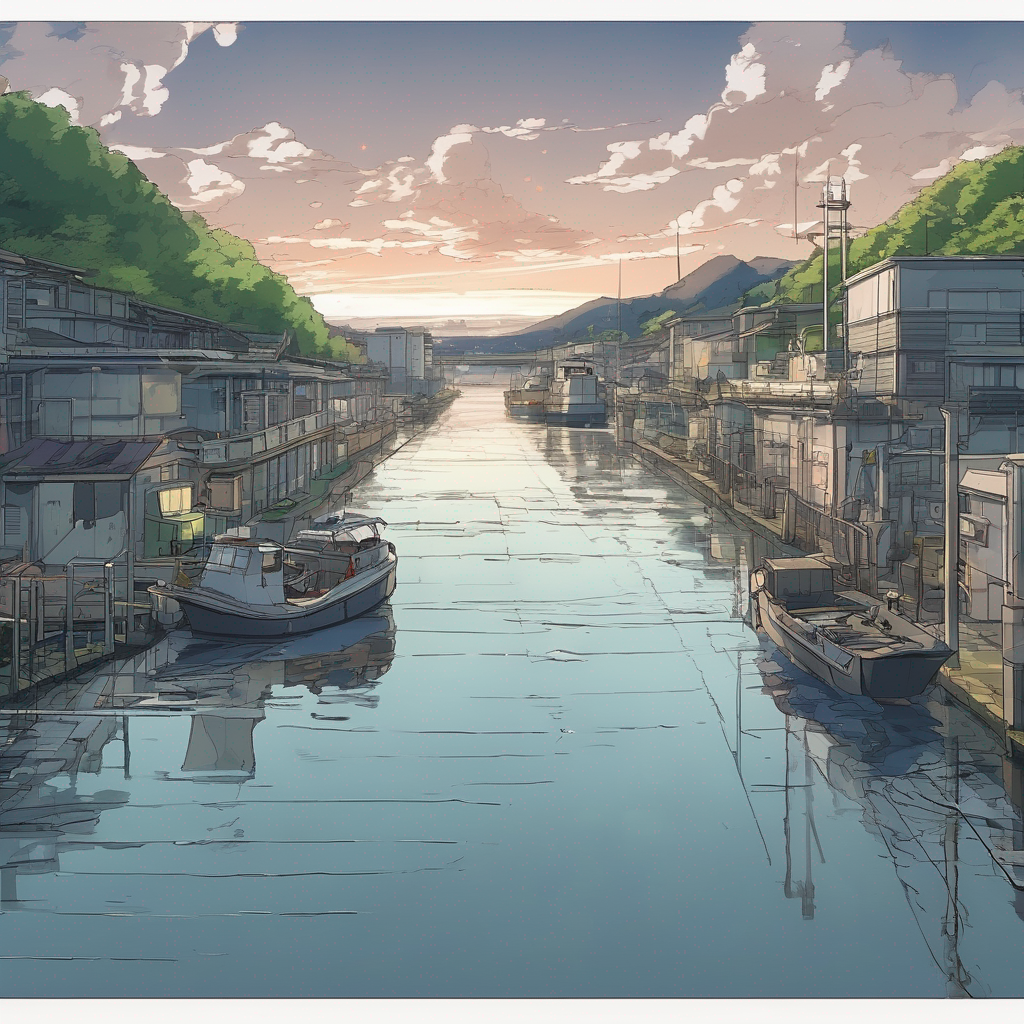 River That Is Also A Harbor-pilot's Workplace