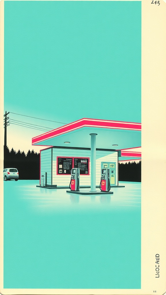 Postcard From A Gas-station That Is Not Real