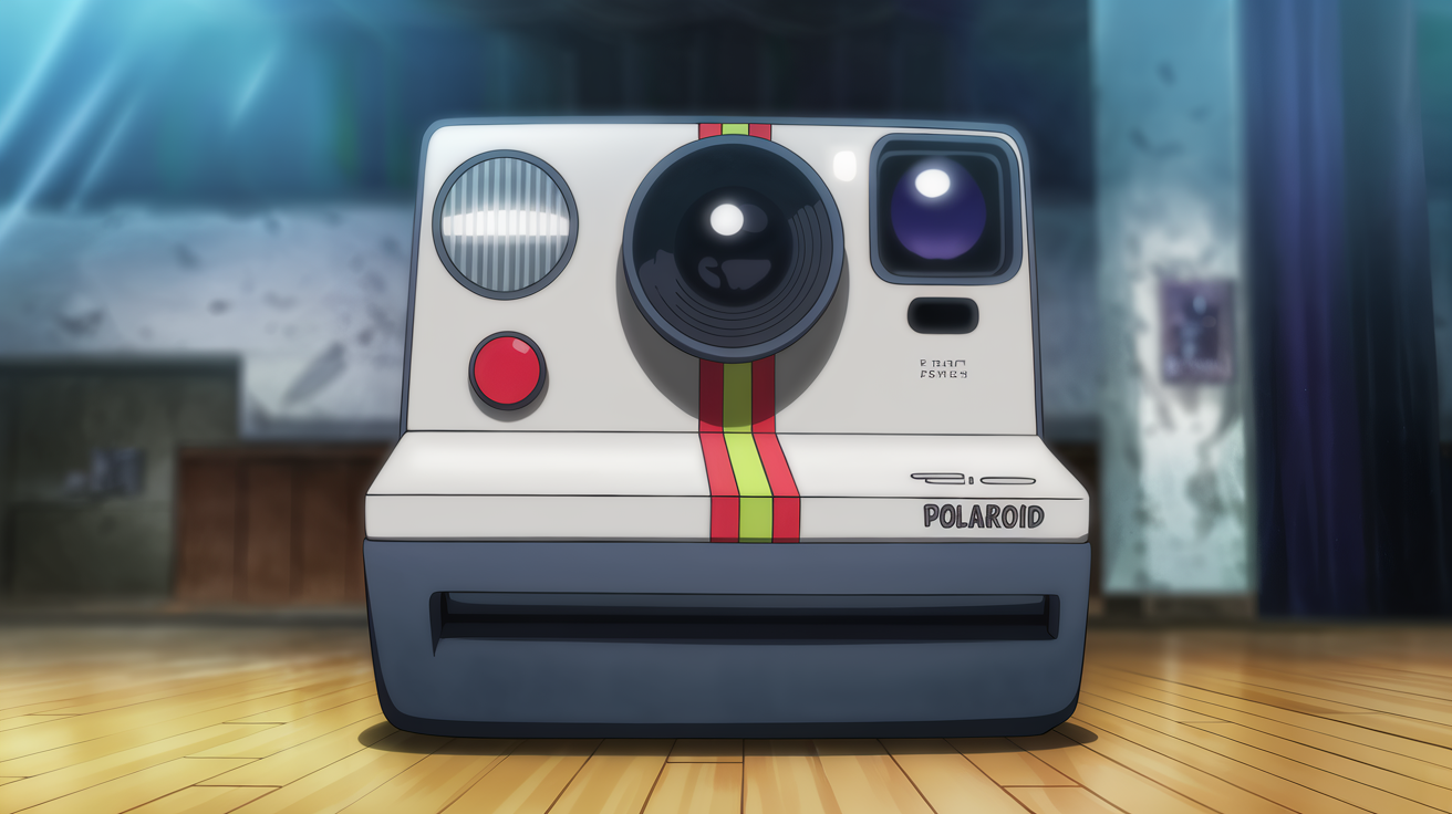Saddest Polaroid-camera In The School-gymnasium-stage
