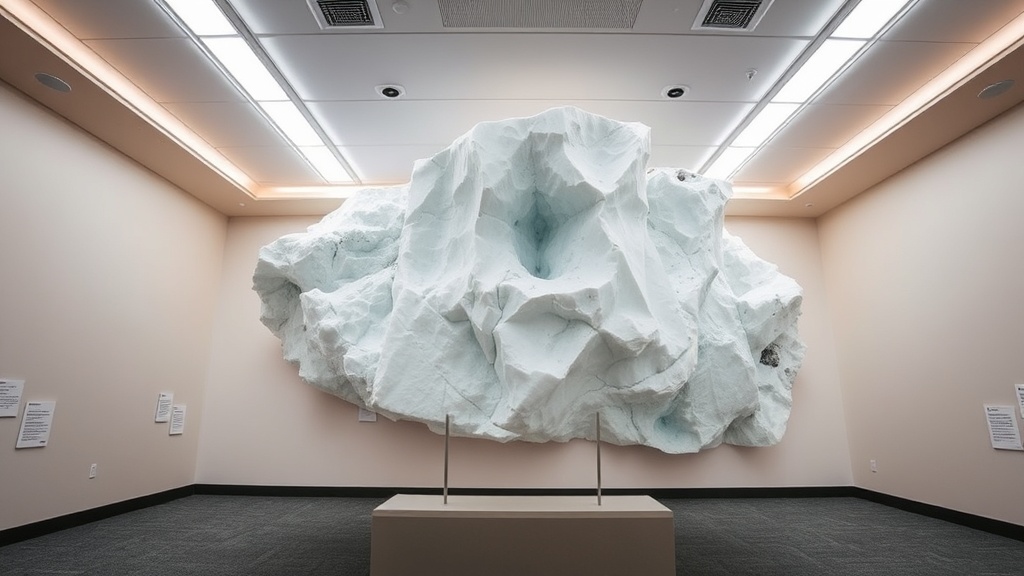 Study Of Glacier, Mounted And Labeled By A Perfumer