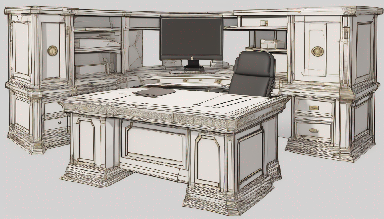 Bureaucratic-grace Drawer Of A Claims-adjuster's Desk